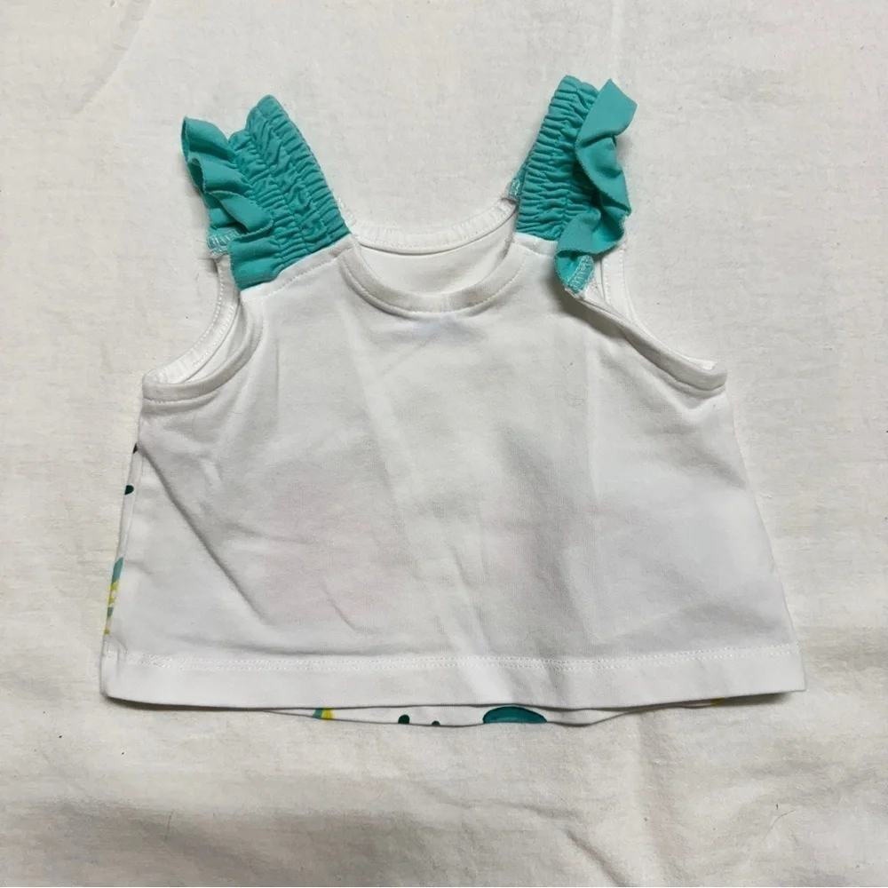 Mayoral Apple and Bear Top and Shorts Set